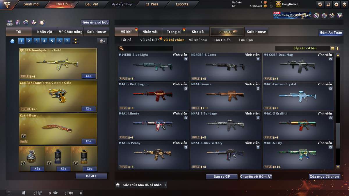 shop acc cf uy tin gia re